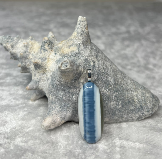 Owyhee Blue Opal Pendant Necklace