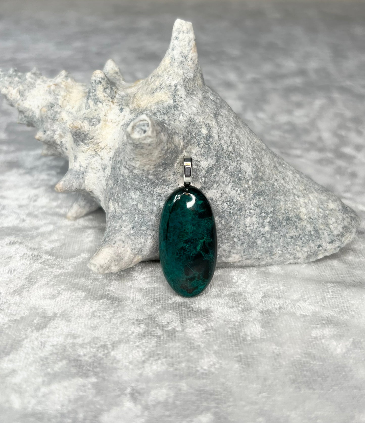 Chrysocolla Pendant Necklace