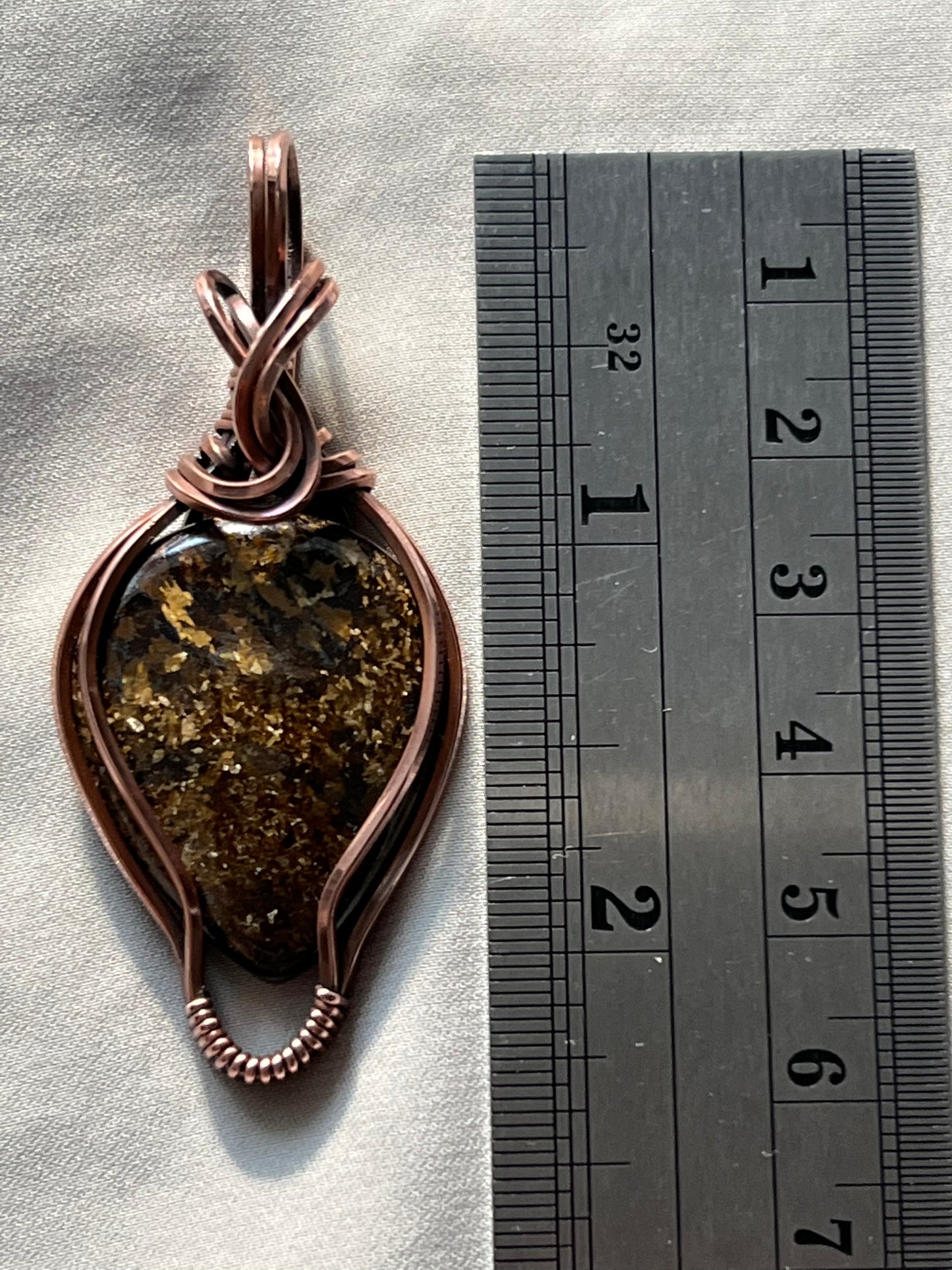 Bronzite Pendant Necklace