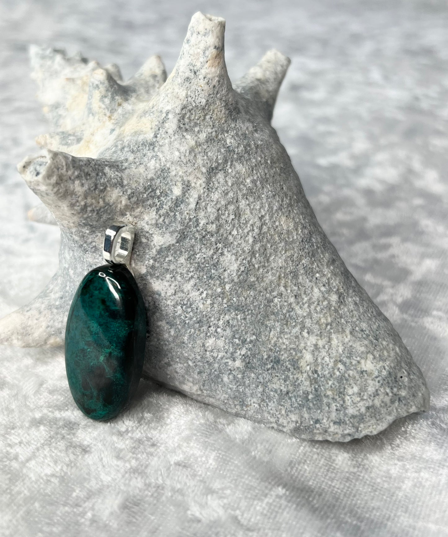 Chrysocolla Pendant Necklace