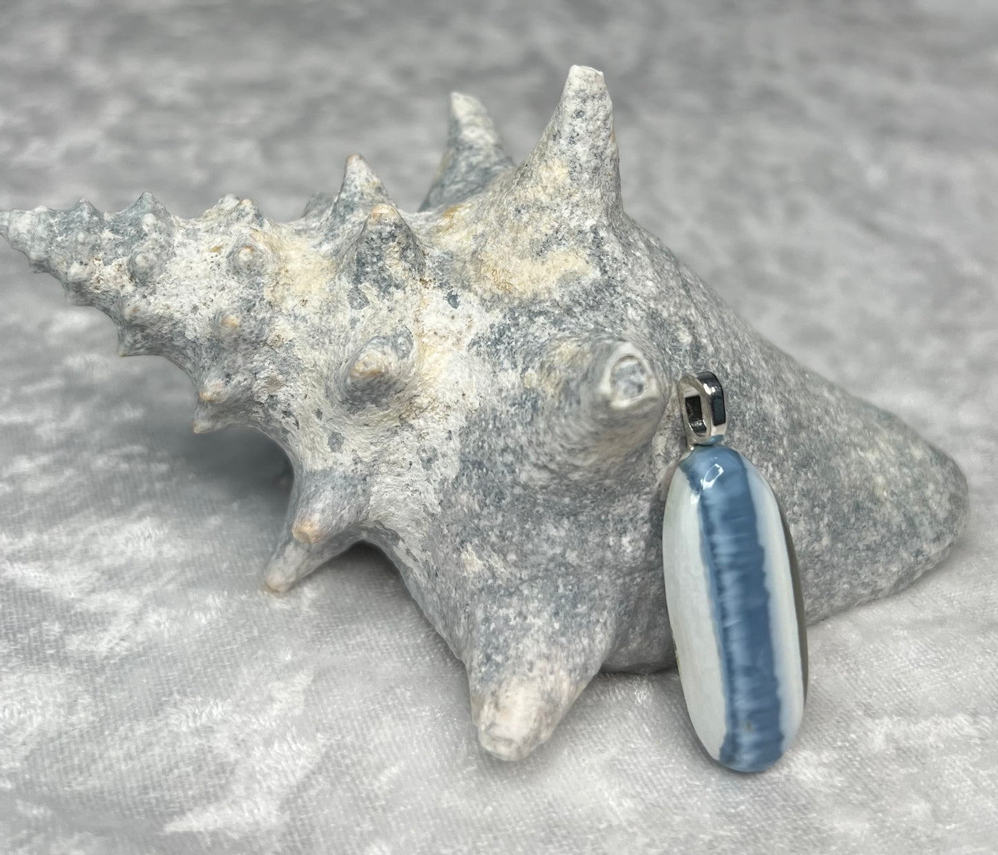 Owyhee Blue Opal Pendant Necklace