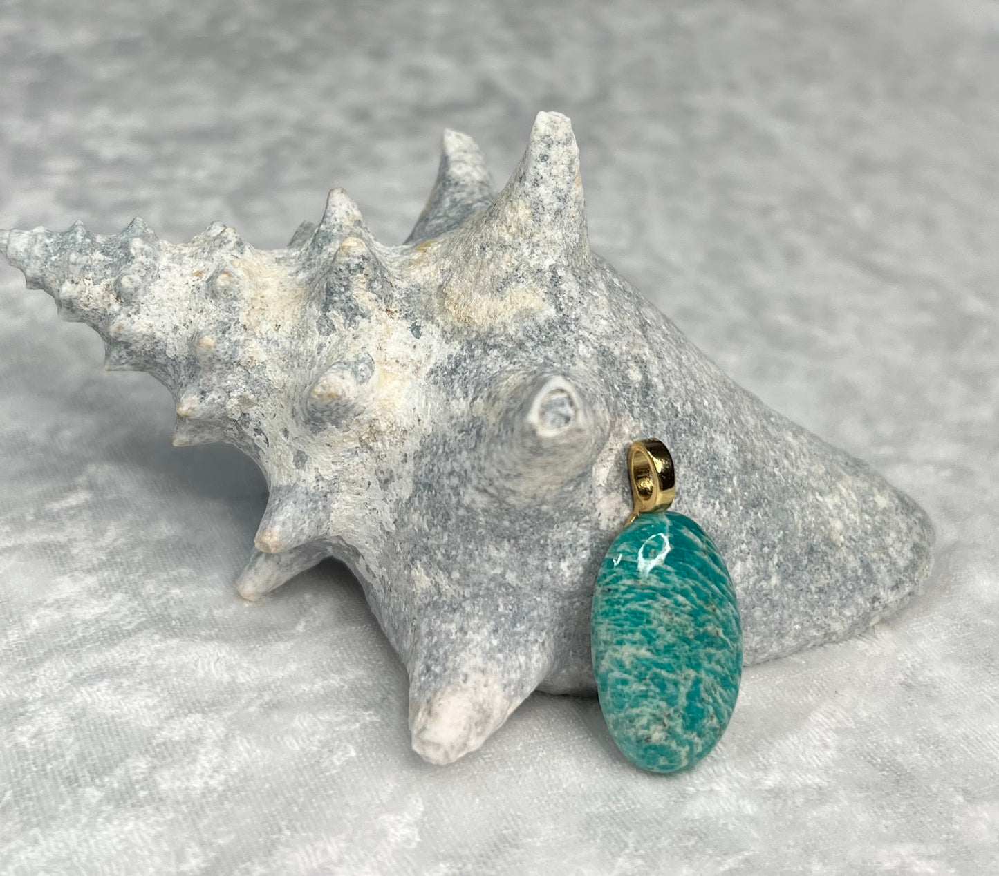 Amazonite Pendant Necklace