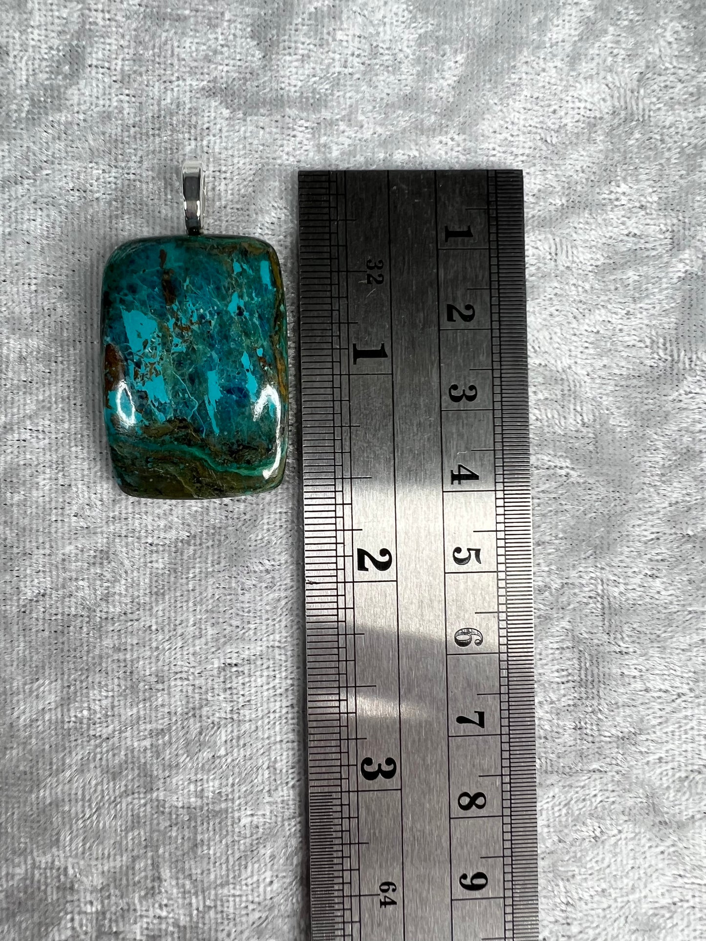 Shattuckite Pendant Necklace