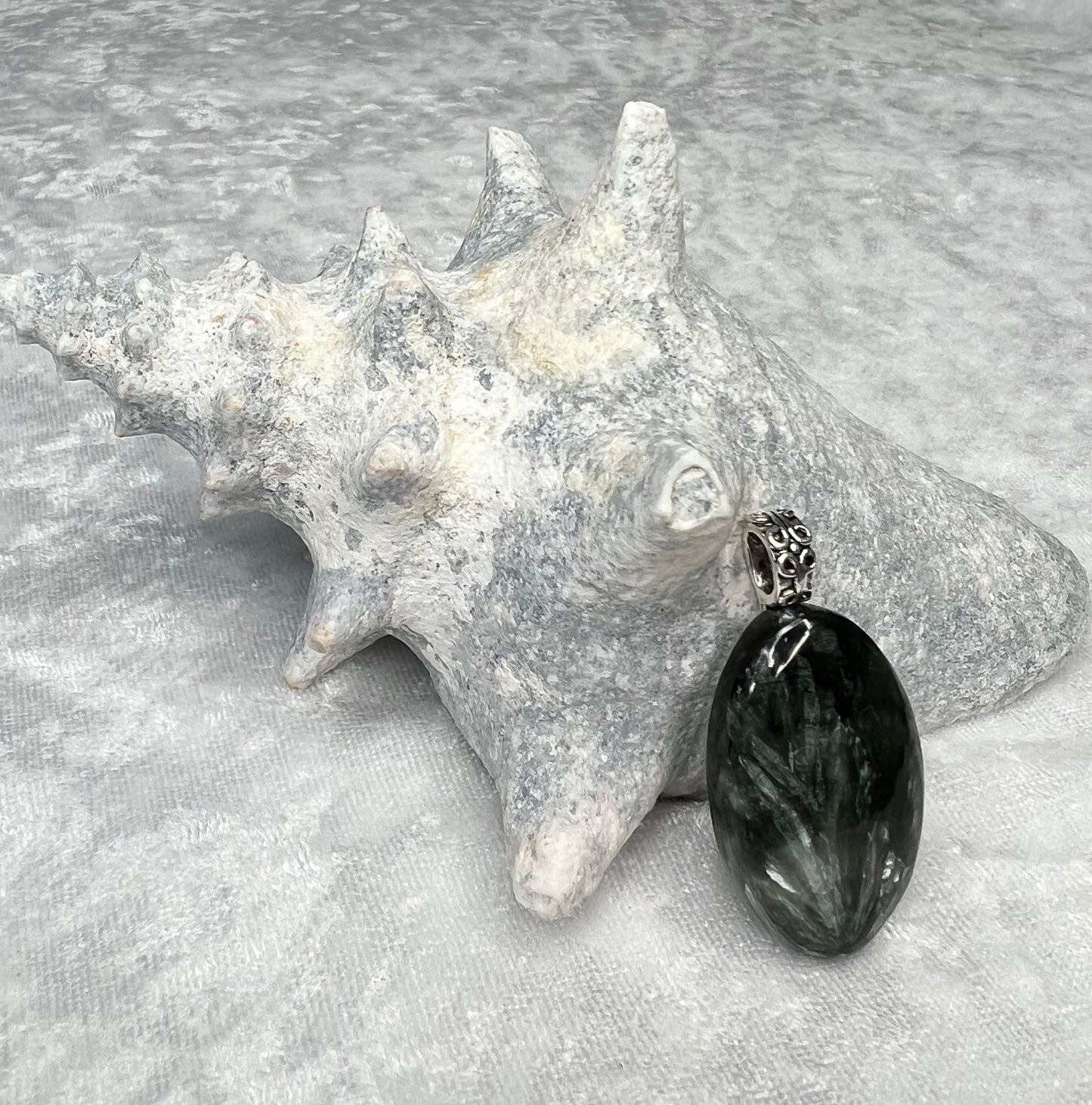 Seraphinite Pendant Necklace