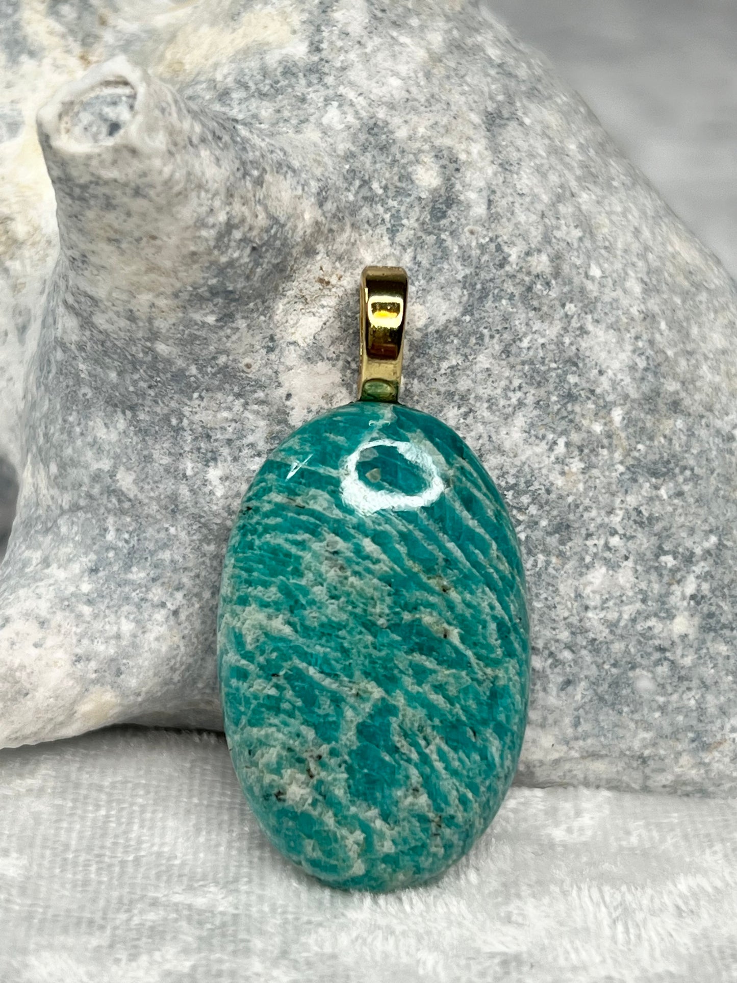 Amazonite Pendant Necklace