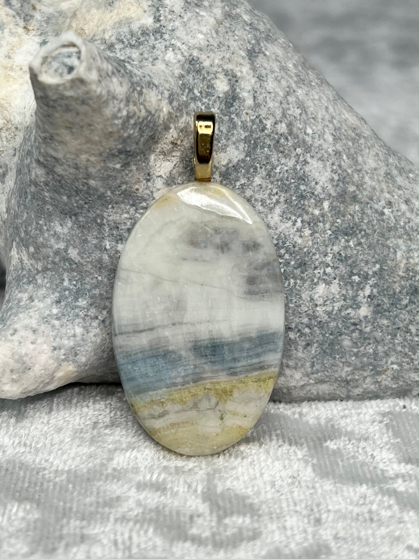 Scheelite Pendant Necklace