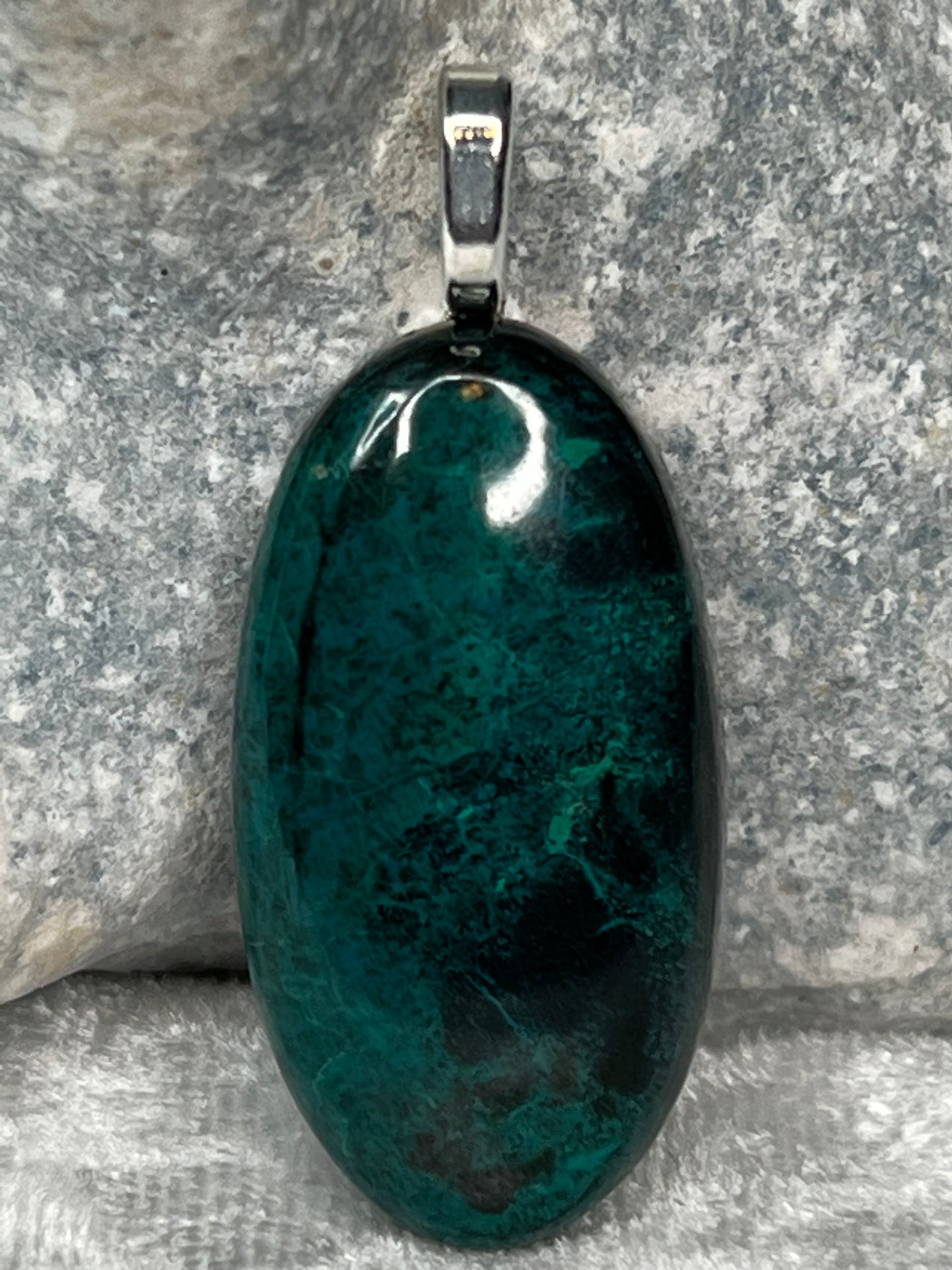 Chrysocolla Pendant Necklace