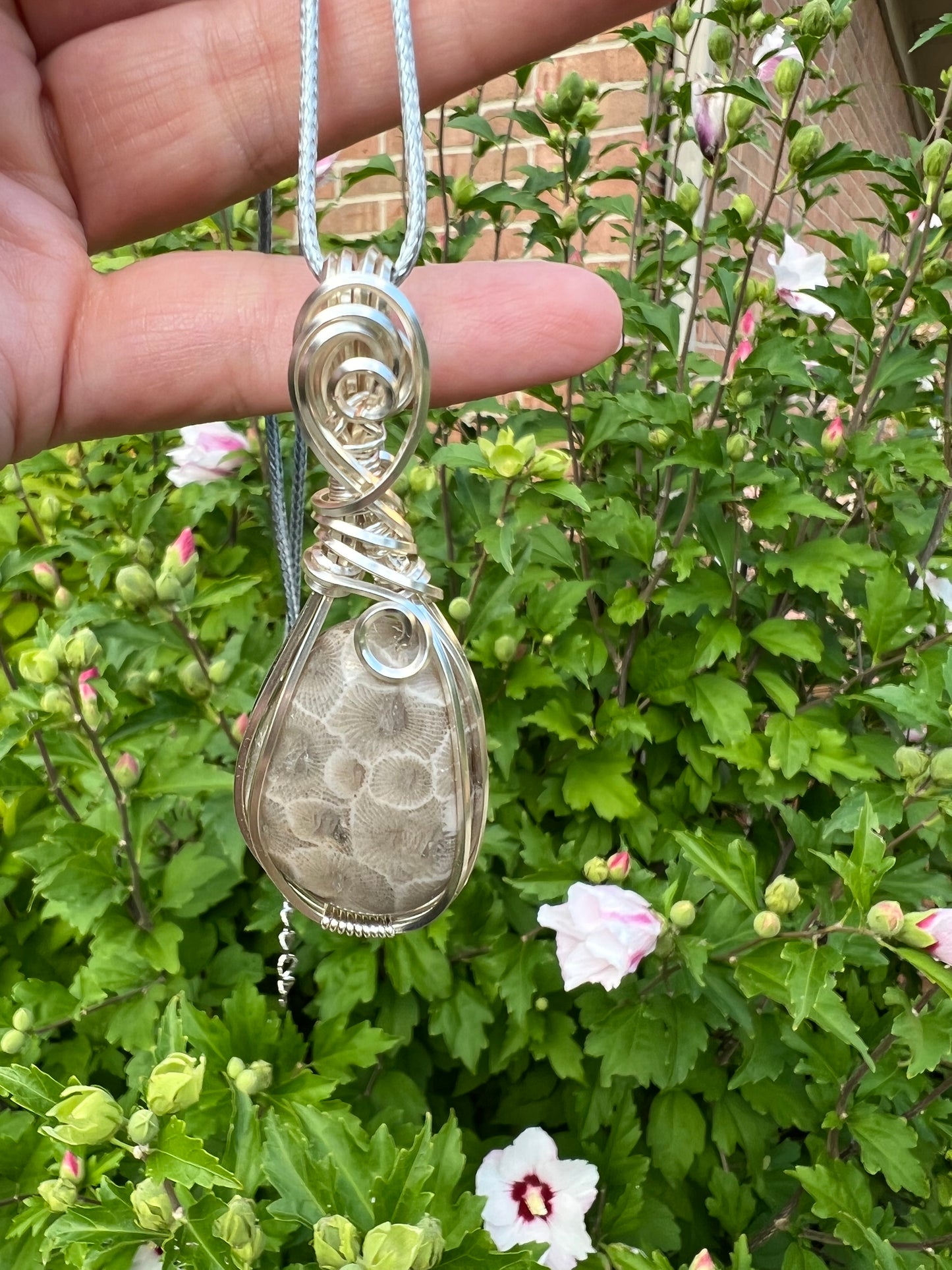 Petoskey Stone Pendant Necklace