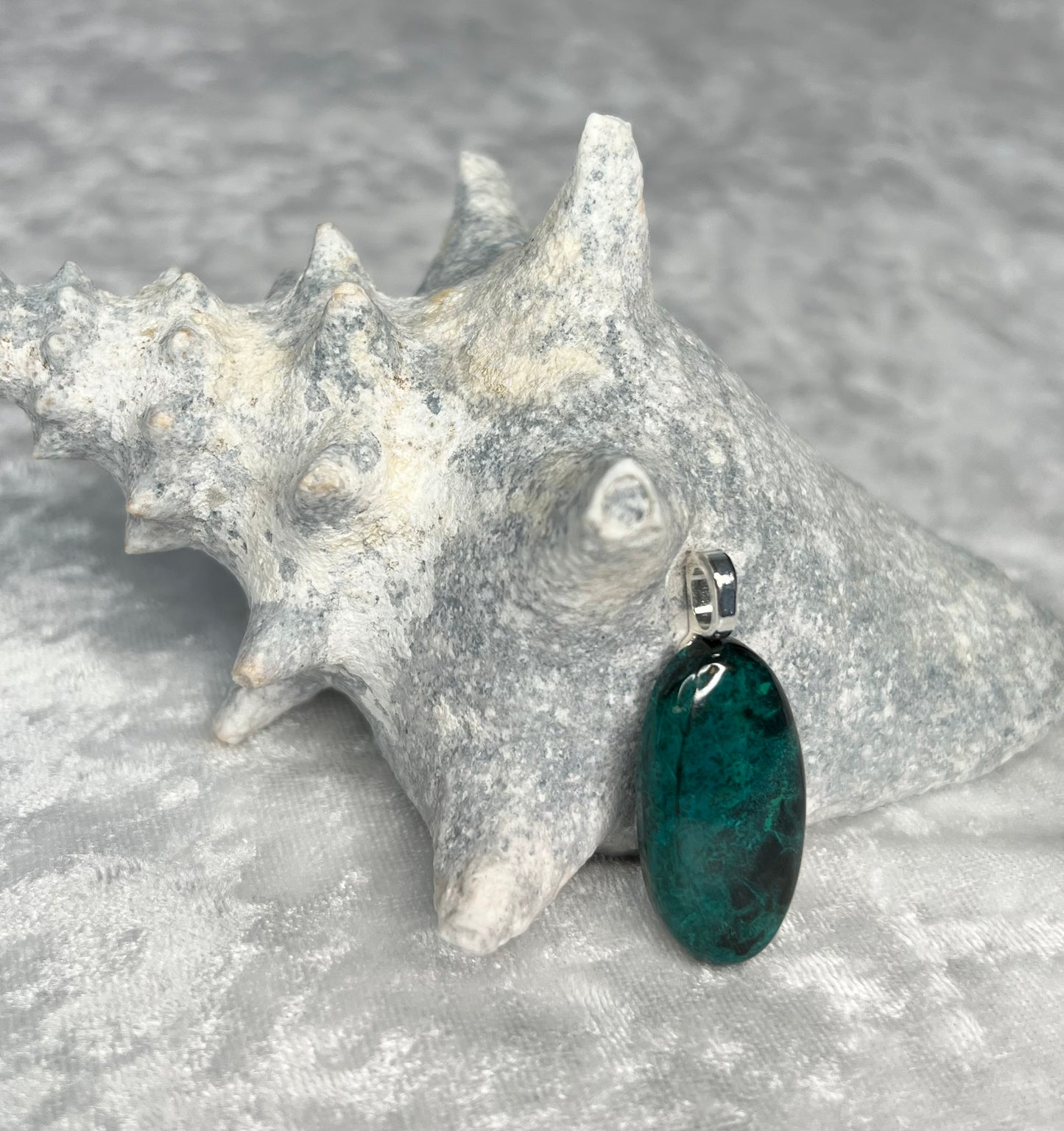 Chrysocolla Pendant Necklace