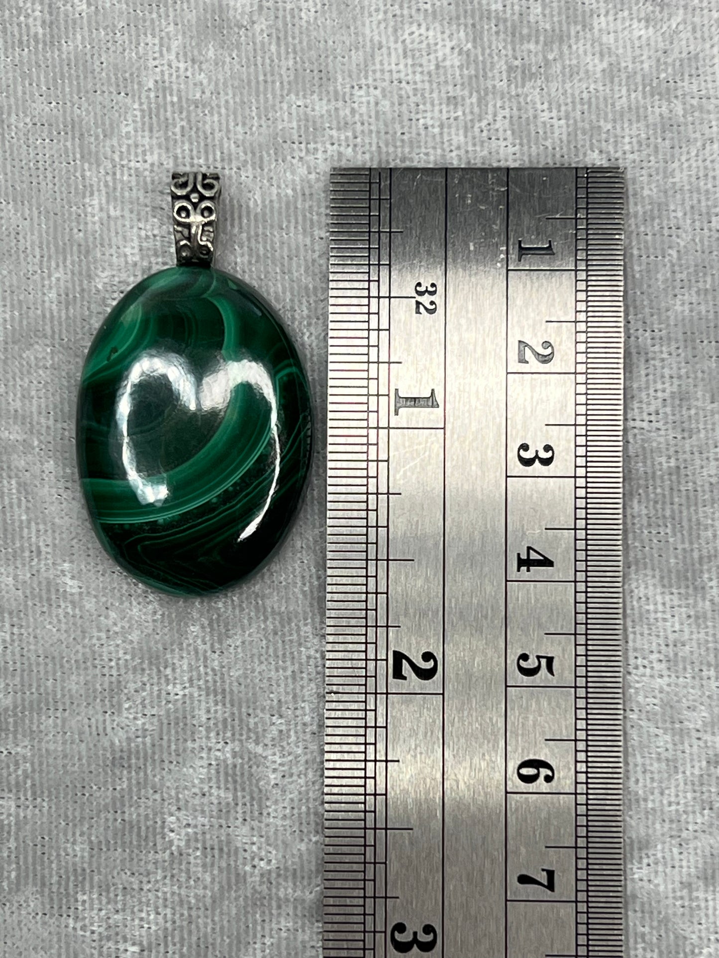 Malachite Pendant Necklace