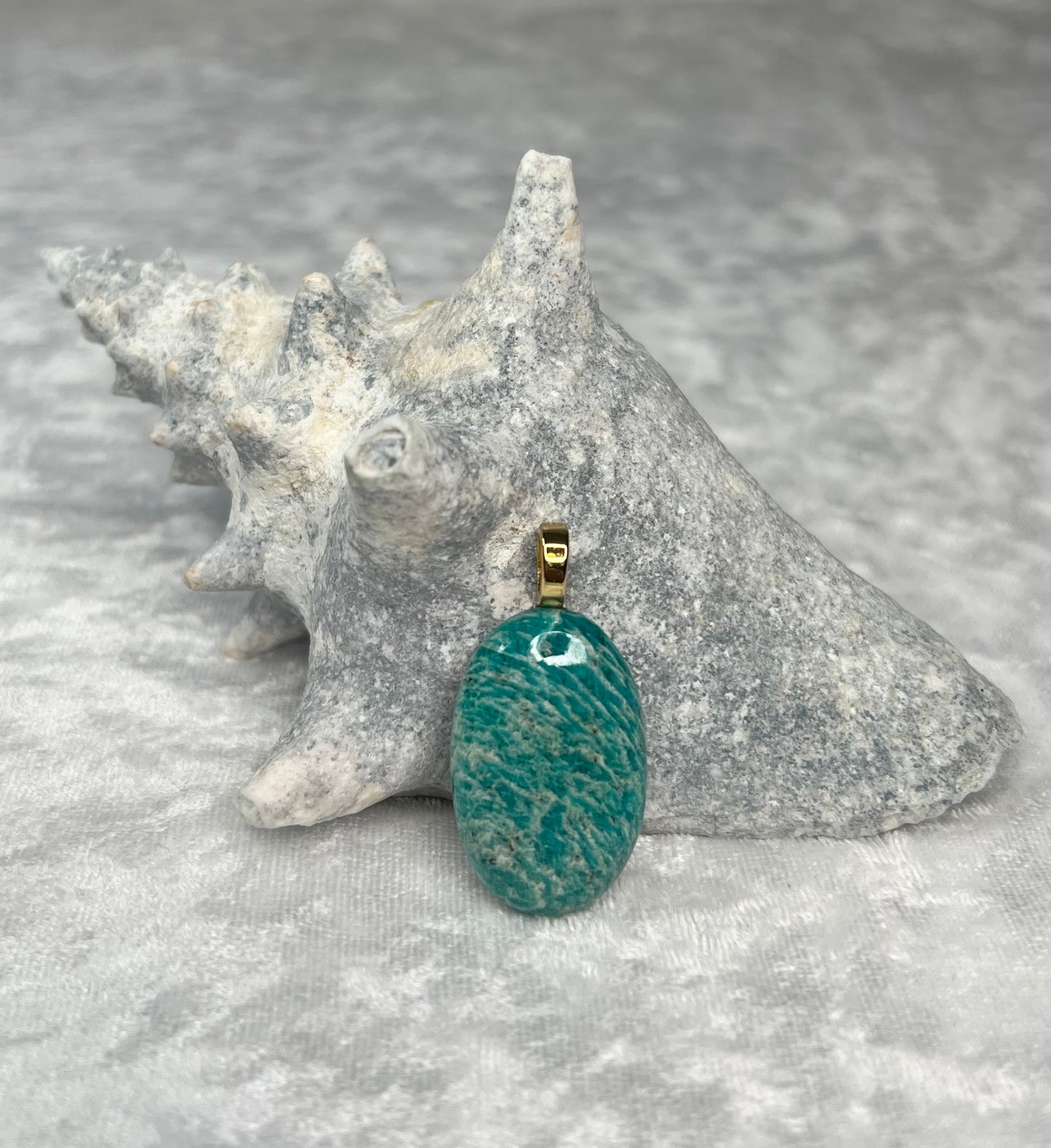 Amazonite Pendant Necklace