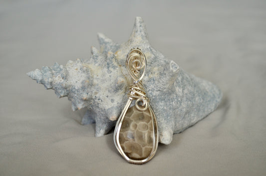 Petoskey Stone Pendant Necklace