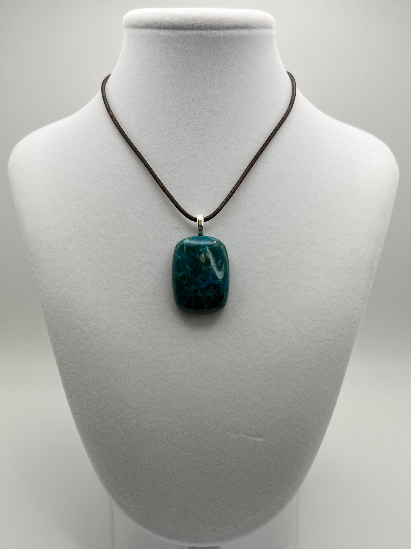 Chrysocolla Pendant Necklace