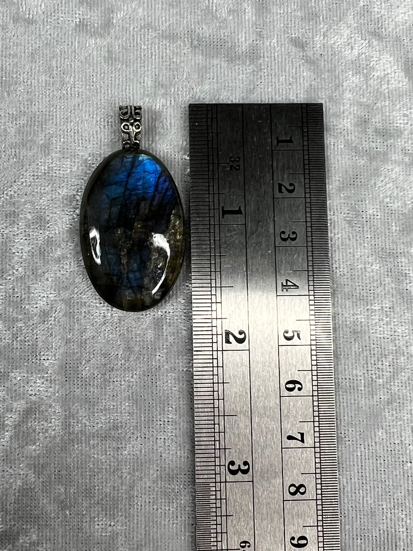 Blue Labradorite Pendant Necklace