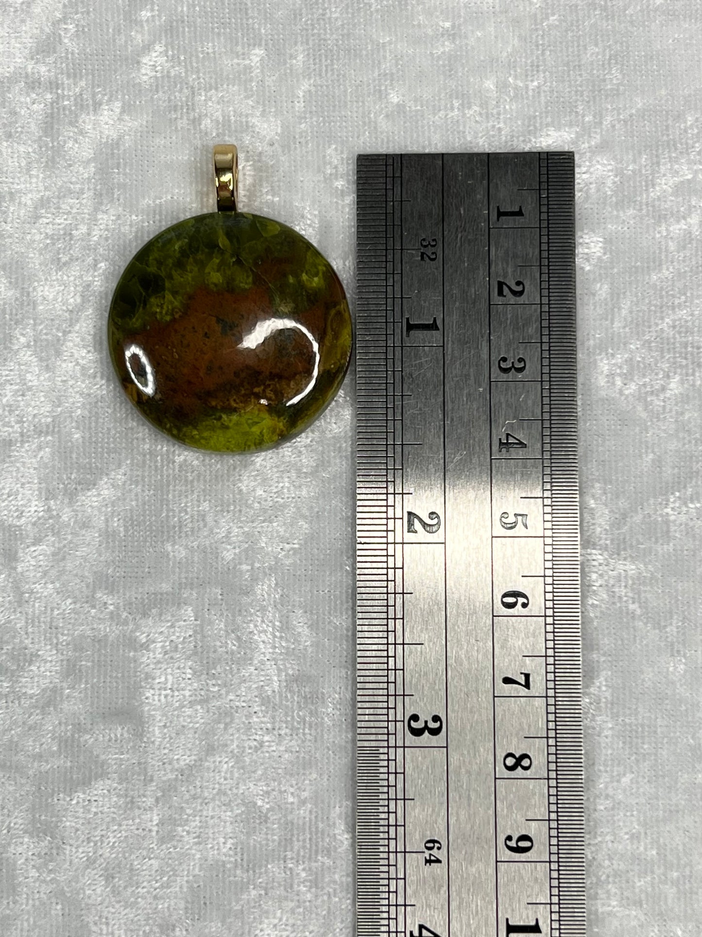 Green Opal Pendant Necklace