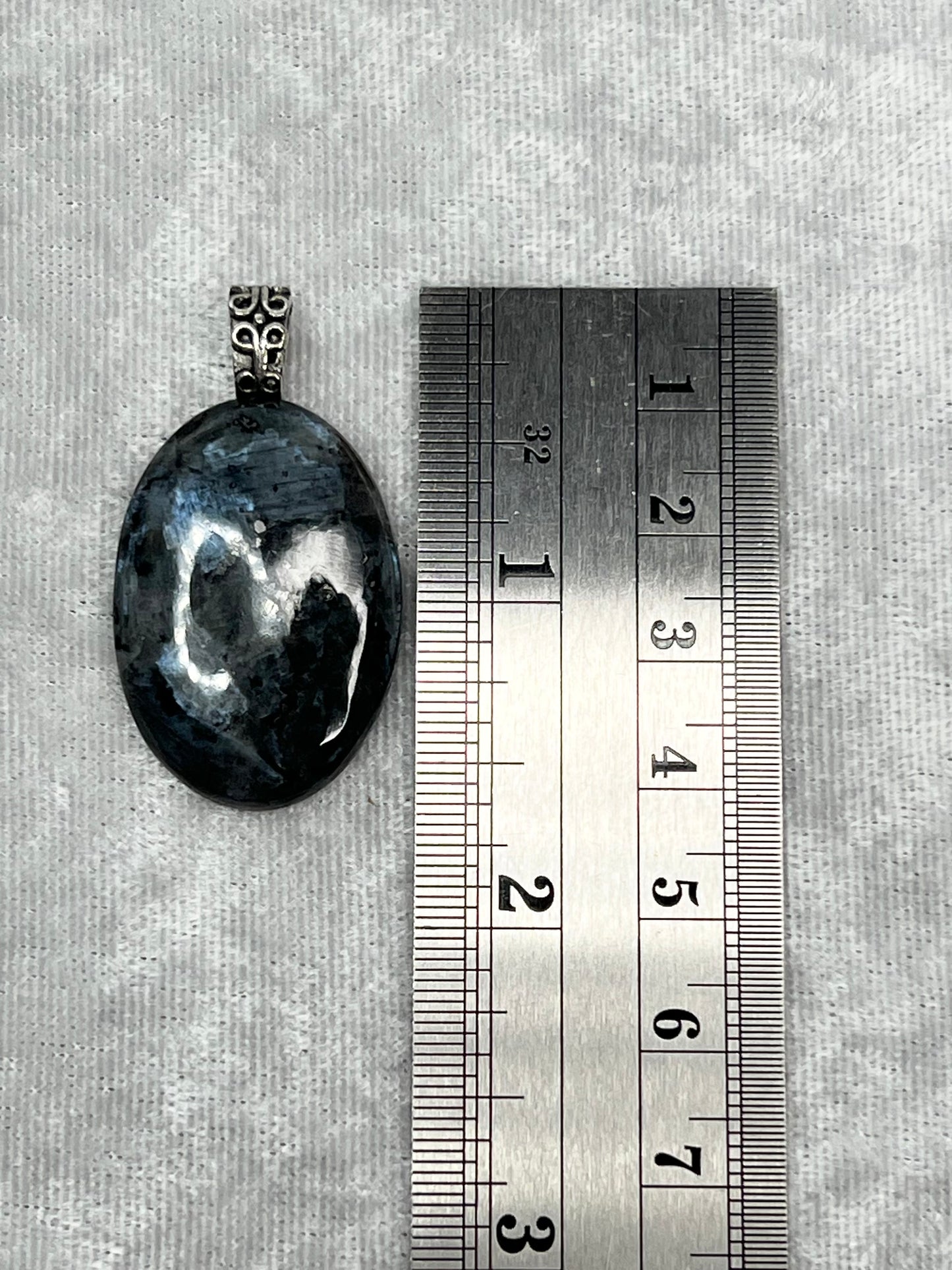 Larvikite Pendant Necklace