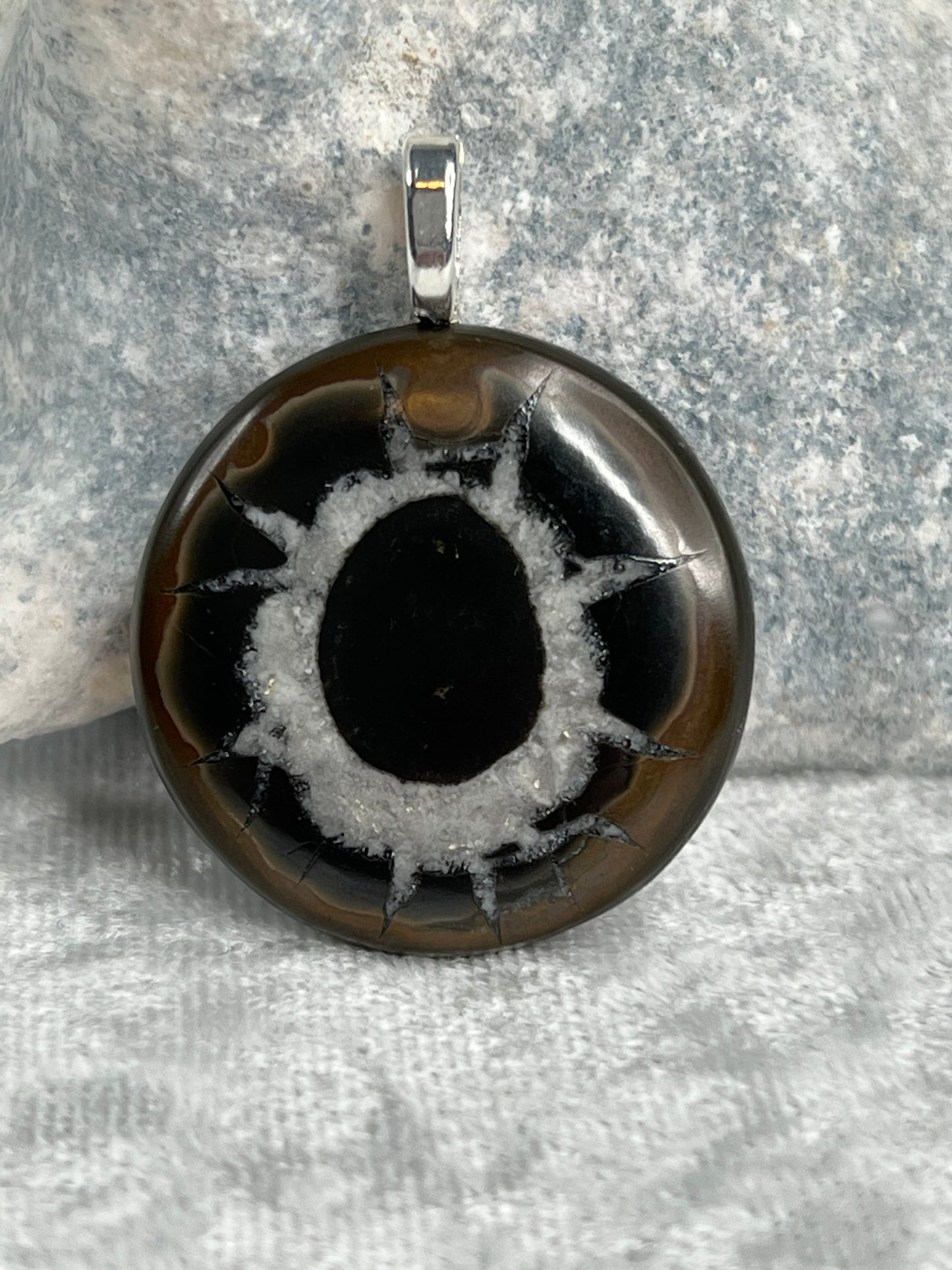 Septarian Pendant Necklace