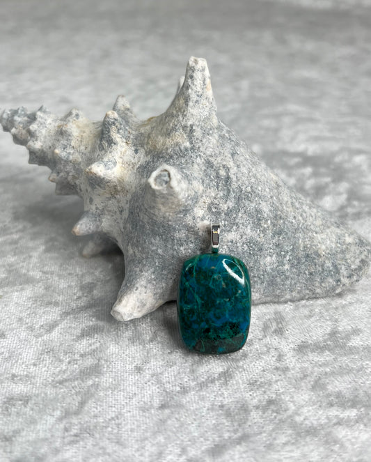 Chrysocolla Pendant Necklace